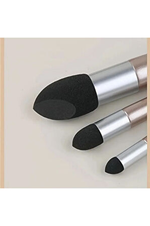 Sünger vurgulayıcı, detay gölgeleme, kara kalem silgi, pastel tonlama, yıkanabilir-Pembe Set 3'lü