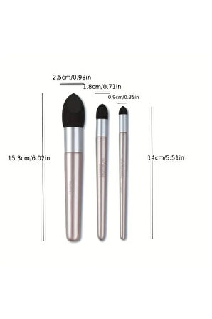 Sünger vurgulayıcı, detay gölgeleme, kara kalem silgi, pastel tonlama, yıkanabilir-Pembe Set 3'lü