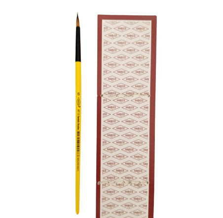 Habico 6'lı 123 Sentetik Akrilik ve Sulu Boya Fırça Seti tezhip ve minyatür