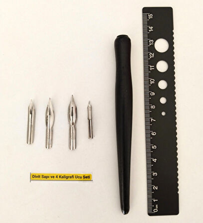 Çizim Seti, Geçmeli Divit Tutucu, Manga, Kaligrafi, Anime, Karikatür Çizim Seti-5 Parça