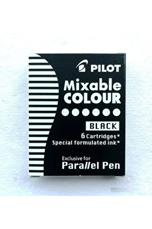 Parallel Pen Orjinal Kartuş Siyah (6 Adet)