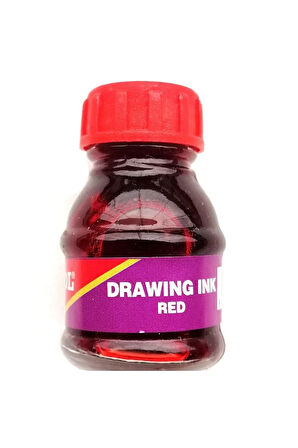 Çini Mürekkebi Kırmızı 15ml