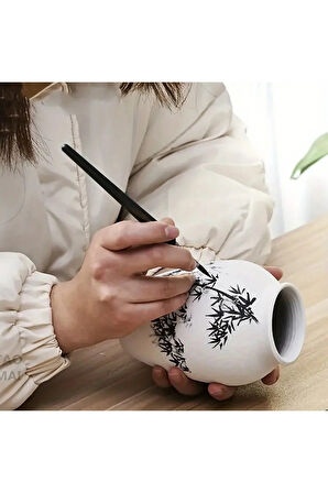 Fırça Seti, Tahrir Fırçası, Minyatür, Tezhip, Resim, Suluboya, Yağlı Boya, Akrilik-7 Parça Set