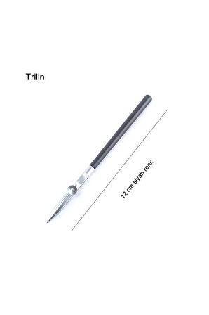 Trilin, çizgi kalemi, hassas ince çizgi, trilin kalem, siyah renk, (damlalık hediye)-1 Adet