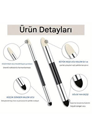 Eskiz sünger-keçe silgi, yıkanabilir, kara kalem silgi, gölgelendirme, porselen boyama-2 Adet