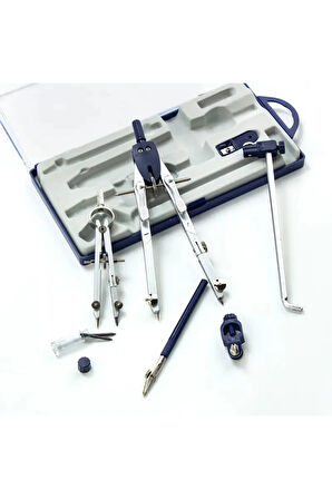 Pergel seti ayaklı, profesyonel, metal hassas ayarlama, mimarlık, mekanik, sabitleme ayakları-Set