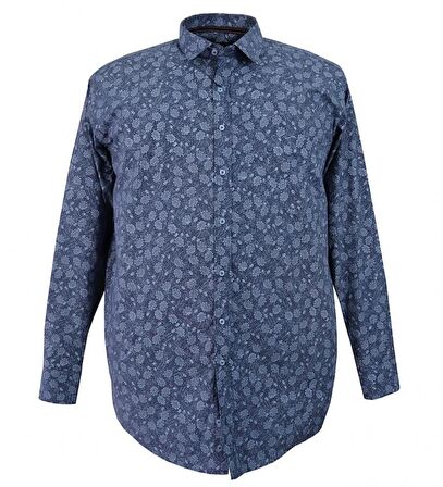 Erkek Büyük Beden Mevsimlik Gömlek Uzun Kol