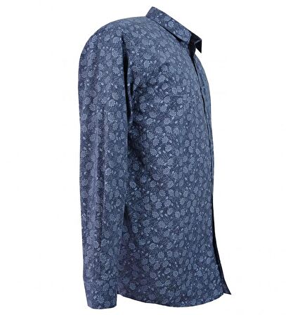 Erkek Büyük Beden Mevsimlik Gömlek Uzun Kol