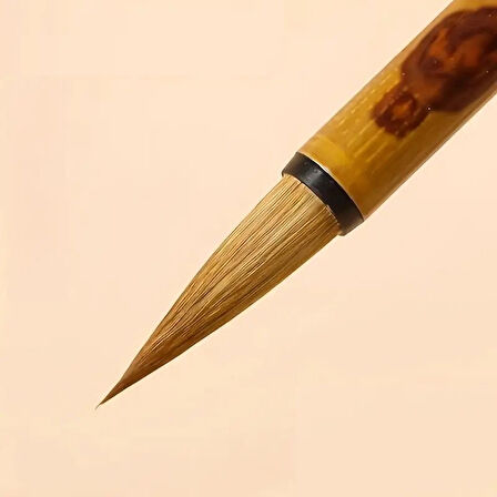 Tahrir fırça seti profesyonel kurt kılı, 3 farklı boy, sulu boya, akrilik, gouache, çini seramik