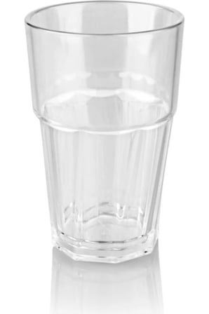 Kırılmaz Yıkanır Kırılmaz Kırılmaz Bardak - Şeffaf 400 ml - 24 Adet