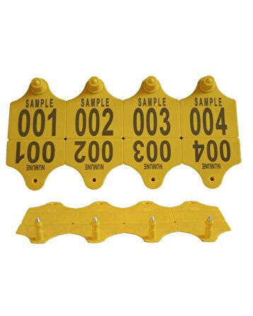 Büyükbaş Hayvan Kulak Küpesi Mavi 1-450 Arası