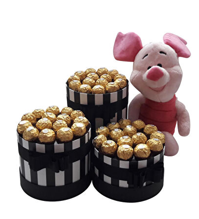 Tasarım Kutuda Enfes Çikolatalar ve Piglet