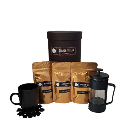 DarkCoffeeLab Premium Dünya Kahveleri Hediye Seti