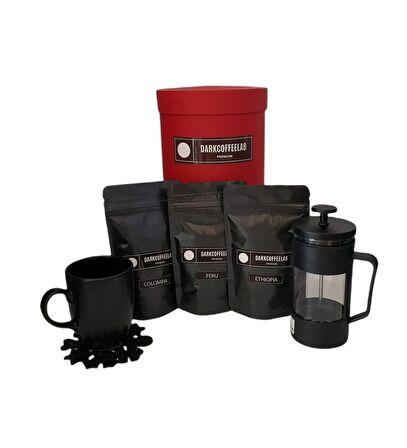 DarkCoffeeLab Premium Dünya Kahveleri Hediye Seti