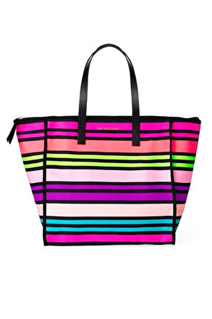 VS Rainbow Kanvas Tote Seyahat Çantası