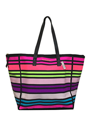 VS Rainbow Kanvas Tote Seyahat Çantası