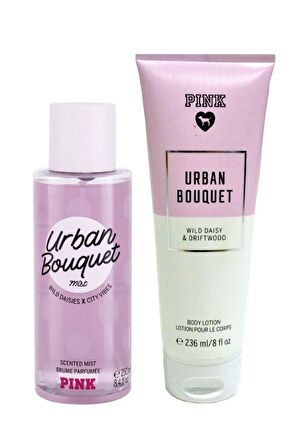 Pink Urban Bouquet Vücut Losyonu Ve Spreyi 2'li Set