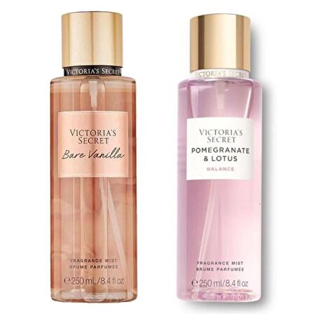 Bare Vanilla-Pomegranate & Lotus Vücut Spreyi İkili Set