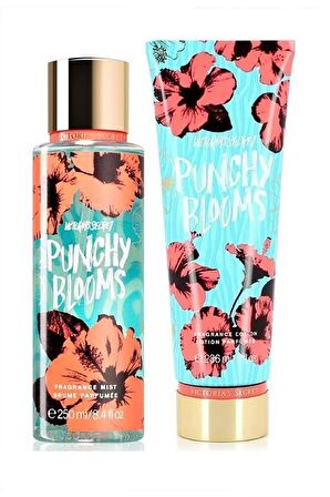 Punchy Blooms Vücut Losyonu Ve Spreyi 2'li Set