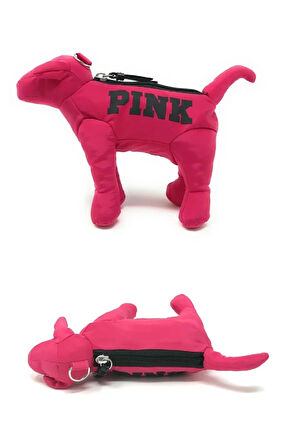 VS Pink Katlanabilir Puantiyeli Pupy Temalı Mini Çanta