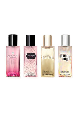 Bombshell , Tease , Heavenly , Dream Angel 75ml Kadın Vücut Sprey Hediye Seti