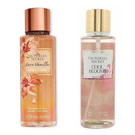 Bare Vanilla Golden-Cool Blooms Vücut Spreyi İkili Set