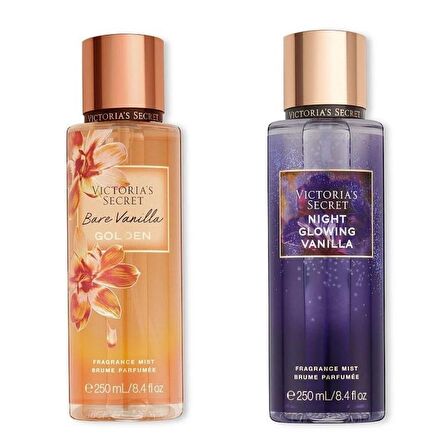Bare Vanilla Golden-Night Glowing Vanilla Vücut Spreyi İkili Set