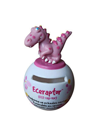 vintage eceraptor dinozor kumbara11 cm