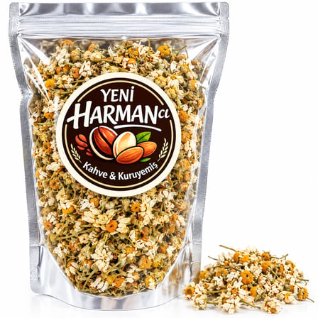 Yeni Harmancı Mayıs Papatya Çiçeği Kurusu (Matricaria Chamomilla) 50 Gr