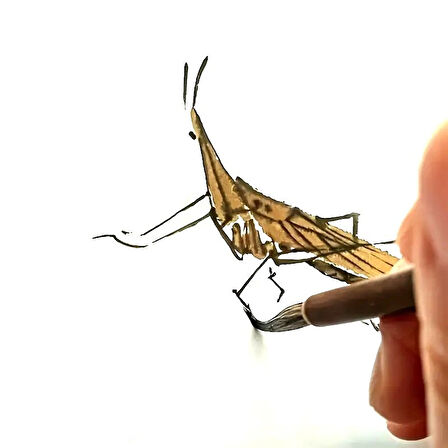 Tahrir Fırçası Kurt Kılı No:2-çini, seramik, tezhip, minyatür, brush, ekstra ince-1 Adet