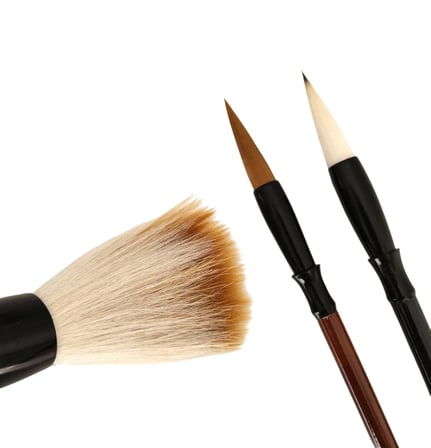 Tahrir Fırçası Koyun Kılı Büyük Boy 1.kalite, Sırlama, Çini, Vazo, Seramik, Sulu Boya, Brushpen-3Ad
