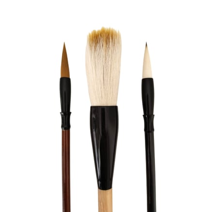 Tahrir Fırçası Koyun Kılı Büyük Boy 1.kalite, Sırlama, Çini, Vazo, Seramik, Sulu Boya, Brushpen-3Ad
