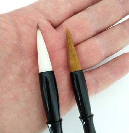 Tahrir Fırçası Koyun Kılı Büyük Boy 1.kalite, Sırlama, Çini, Vazo, Seramik, Sulu Boya, Brushpen-3Ad