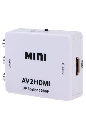 4553 Rca Av To Hdmi Çevirici Dönüştürücü Adaptör