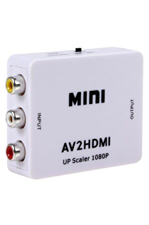 4553 Rca Av To Hdmi Çevirici Dönüştürücü Adaptör