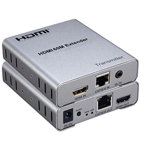 ST-06061M CAT6 TO HDMI+USB+SES 4K Kvm uzatıcı Extender 60MT