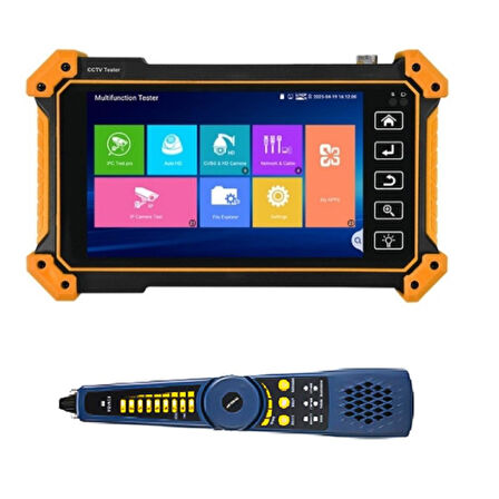 Ayt Novacom NVC-MFV56 IP-HD-TVI-CVI-AHD 5.5 İnç Android 10.0 Oled Ekran 1280x720 CCTV Kamera Test Ayarlanama Cihazı