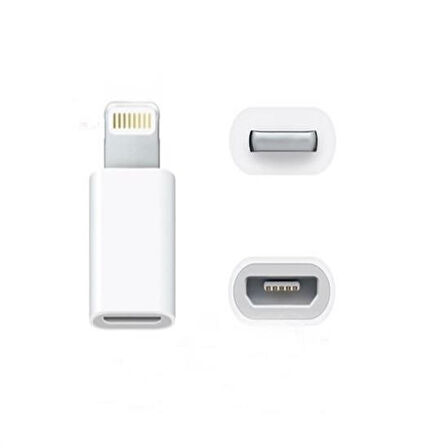 By Nevser® Apple iPhone / iPad Micro Usb Dönüştürücü Adaptör OTG Aparat