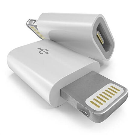 By Nevser® Apple iPhone / iPad Micro Usb Dönüştürücü Adaptör OTG Aparat