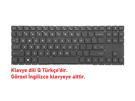 Hp Omen 3A692EA Klavye Işıklı V1 (Non-Numeric) RGB Backlit