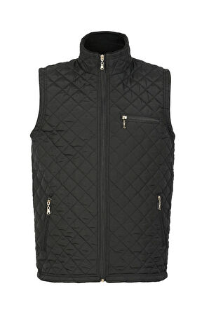 Siyah Kapitone Yelek