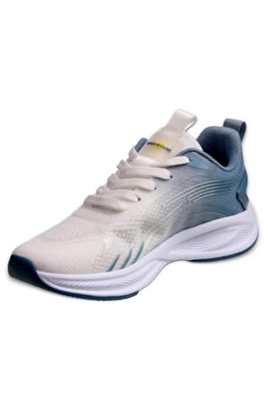 Mp 241-1626 Beyaz Mavi Unisex Bağcıklı Yürüyüş Ayakkabısı