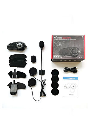 Bt-35 intercom Bluetooth Motosiklet Kulaklık Bluetooth Renk Değiştirme Modlu Kulaklık