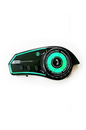 Bt35 intercom Kulaklık Bluetooth Motosiklet Kulaklık Bluetooth Renk Değiştirme Modlu