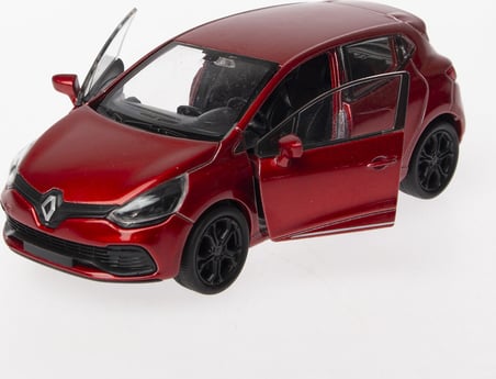 Welly 1:36 Ölçek Diecast Çek-Bırak Renault Clio Rs -Kırmızı