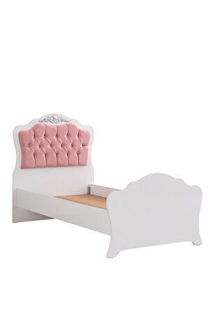 İnci Gümüş Genç Odası - 3 Kapılı Dolap, Karyola, Komodin