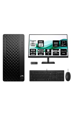 ProDesk 2 Tower G1i i5 14500 96GB 512GB SSD W11H Masaüstü Bilgisayar + 27" Monitör
