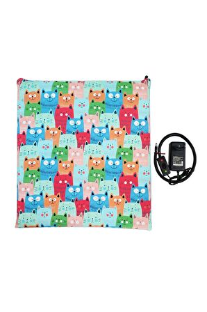 Isıtıcılı Minder Kedi Köpek Minderi Isıtıcılı Kedi Minderi Isıtıcı Pad 12volt 45x45cmx4cm