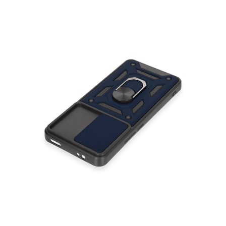 Xiaomi Mi 12T Pro Kılıf Pars Lens Yüzüklü Silikon - Lacivert