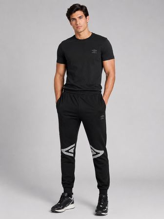 UMBRO North Pants Siyah Erkek Pamuklu Eşofman Altı TD0024